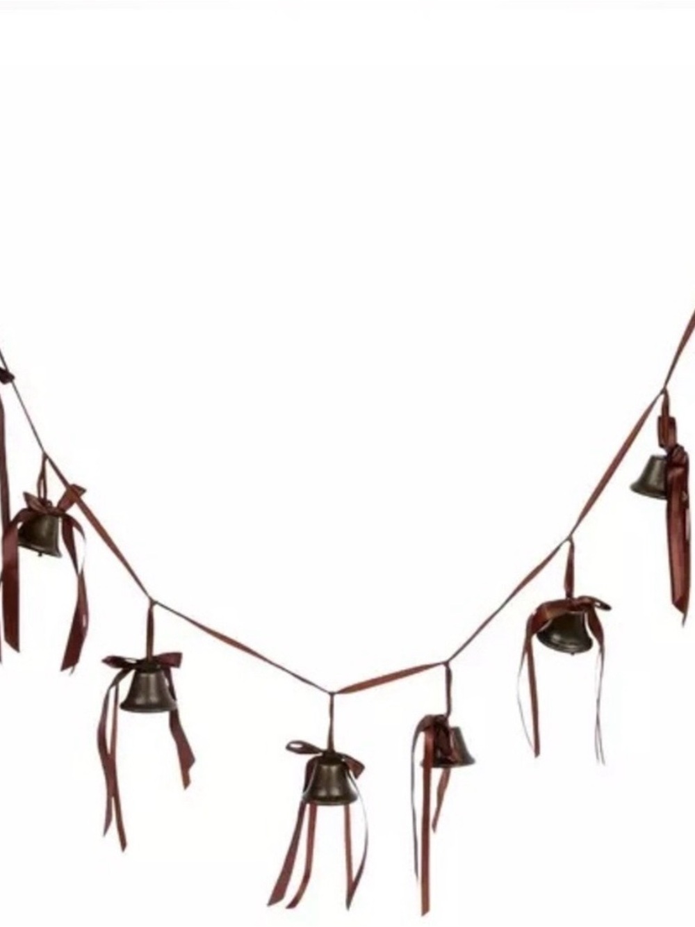Gold Bells & Bows Garland